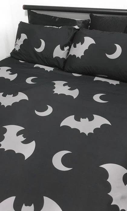 Promo ๐ HELLS BLANKETS Bats Creature Of The Night | KING QUILT SET* ๐ 3 Promo ๐ HELLS BLANKETS Bats Creature Of The Night | KING QUILT SET* ๐
