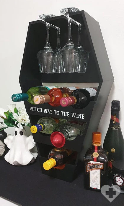 Discount ๐ GOTHIC GIFTS ๐ง Halloween Coffin | WINE SHELF โ๏ธ 6 Discount ๐ GOTHIC GIFTS ๐ง Halloween Coffin | WINE SHELF โ๏ธ - Image 4