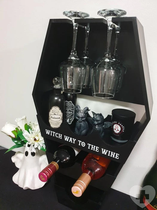 Discount ๐ GOTHIC GIFTS ๐ง Halloween Coffin | WINE SHELF โ๏ธ 11 Discount ๐ GOTHIC GIFTS ๐ง Halloween Coffin | WINE SHELF โ๏ธ - Image 9
