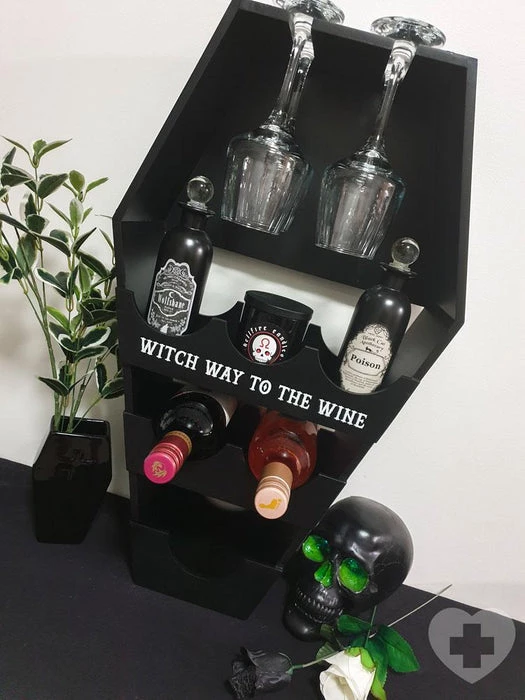 Discount ๐ GOTHIC GIFTS ๐ง Halloween Coffin | WINE SHELF โ๏ธ 18 Discount ๐ GOTHIC GIFTS ๐ง Halloween Coffin | WINE SHELF โ๏ธ - Image 16