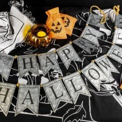 Flash Sale 💯 GOTHIC GIFTS Happy 🧛 Halloween | METAL GARLAND* 👏 -DECOR Sales Store 20221018 115246 700x700