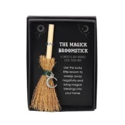 Best reviews of 🌟 GOTHIC GIFTS Gothic Homewares Crescent Moon | MINI MAGICK BROOMSTICK 🎉