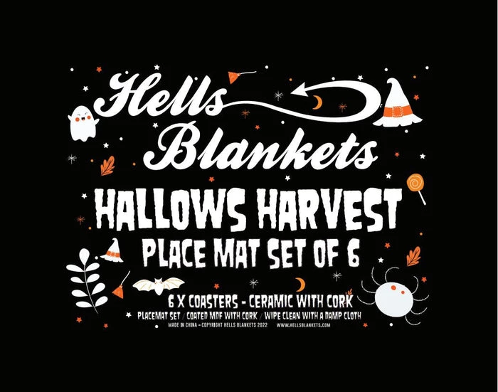 Best deal ๐ฅฐ HELLS BLANKETS Bats Hallows Harvest | PLACEMAT SET ๐ 11 Best deal ๐ฅฐ HELLS BLANKETS Bats Hallows Harvest | PLACEMAT SET ๐ - Image 9