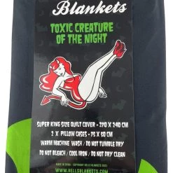 Best Sale 🛒 HELLS BLANKETS Bats Creature Of The Night [Toxic] | SUPER KING QUILT SET** 🎉 -DECOR Sales Store Hells Blankets Creature of the Night Toxic 01 509abc2e debe 453b 968f db37e39ac239 700x700