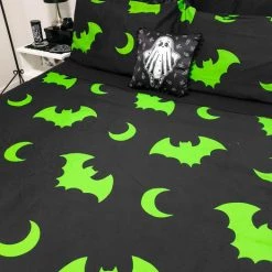 Best Sale 🛒 HELLS BLANKETS Bats Creature Of The Night [Toxic] | SUPER KING QUILT SET** 🎉 -DECOR Sales Store Hells Blankets Creatureofthenight 02 731783ec 0aef 4861 847a 5363a64974be 700x700