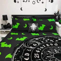 Hot Sale 🎉 HELLS BLANKETS Bats Creature Of The Night [Toxic] | QUEEN QUILT SET* 🎉 -DECOR Sales Store Hells Blankets Creatureofthenight 08 a864040f 764a 4f89 a06a ec69cd733611 700x700