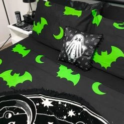 Best Sale 🛒 HELLS BLANKETS Bats Creature Of The Night [Toxic] | SUPER KING QUILT SET** 🎉 -DECOR Sales Store Hells Blankets Creatureofthenight 12 c2bbc92a 447e 4249 a60b 03f41747922a 700x700
