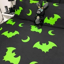 Best Sale 🛒 HELLS BLANKETS Bats Creature Of The Night [Toxic] | SUPER KING QUILT SET** 🎉 -DECOR Sales Store Hells Blankets Creatureofthenight 15 fcf47826 d817 41aa 8ed4 b71b1f2a01c9 700x700