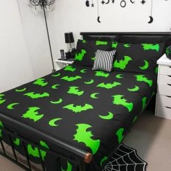 Best Sale 🛒 HELLS BLANKETS Bats Creature Of The Night [Toxic] | SUPER KING QUILT SET** 🎉 -DECOR Sales Store Hells Blankets Creatureofthenight 17 14820ee8 acc2 4c0b bc1a 0a1d5b783152 700x700