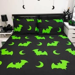 Best Sale 🛒 HELLS BLANKETS Bats Creature Of The Night [Toxic] | SUPER KING QUILT SET** 🎉 -DECOR Sales Store Hells Blankets Creatureofthenight 26 53036f45 9bbe 4d8f 899b 5f9c622ec3c6 700x700