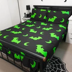 Best Sale 🛒 HELLS BLANKETS Bats Creature Of The Night [Toxic] | SUPER KING QUILT SET** 🎉 -DECOR Sales Store Hells Blankets Creatureofthenight 30 8e708bc3 df71 4fc0 9ef2 c1a52c35030e 700x700