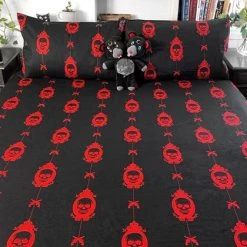 Best Pirce ✔️ HELLS BLANKETS Gothic Homewares Horror Nightmare | QUEEN QUILT SET 🛒
