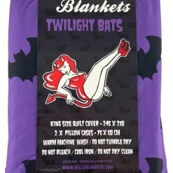 Flash Sale 🥰 HELLS BLANKETS Twilight Bats | KING QUILT SET* 🧨 -DECOR Sales Store Hells Blankets Twilight Bats 04 ba6b4a93 92b4 4b2e 8fd8 aef9ed48f212 700x700