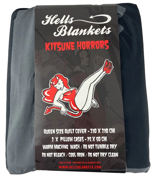 Promo ๐ HELLS BLANKETS Anime & Manga Kitsune Horrors | QUEEN QUILT SET ๐คฉ 11 Promo ๐ HELLS BLANKETS Anime & Manga Kitsune Horrors | QUEEN QUILT SET ๐คฉ - Image 9
