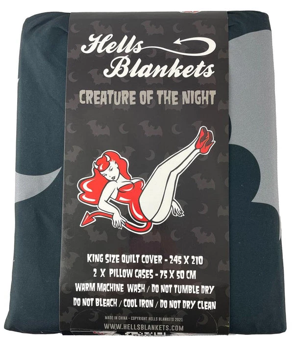 Promo ๐ HELLS BLANKETS Bats Creature Of The Night | KING QUILT SET* ๐ 14 Promo ๐ HELLS BLANKETS Bats Creature Of The Night | KING QUILT SET* ๐ - Image 12