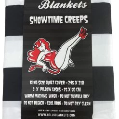 Coupon 😀 HELLS BLANKETS Beetlejuice Showtime Creeps | KING QUILT SET ⌛ 15 Coupon 😀 HELLS BLANKETS Beetlejuice Showtime Creeps | KING QUILT SET ⌛ -DECOR Sales Store Hells Blankets Showtime Creeps Quilt Set 04 fce3edd8 8e61 4d34 9877 ab7644849088 700x700