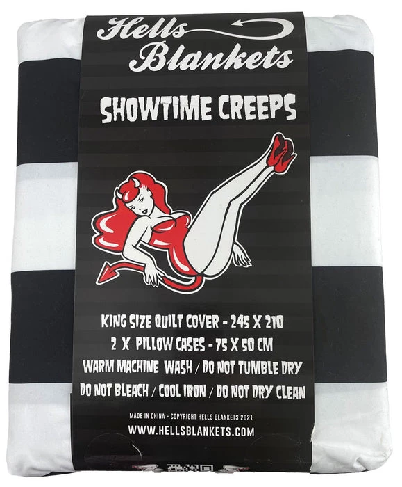 Coupon 😀 HELLS BLANKETS Beetlejuice Showtime Creeps | KING QUILT SET ⌛ 5 Coupon 😀 HELLS BLANKETS Beetlejuice Showtime Creeps | KING QUILT SET ⌛ - Image 3
