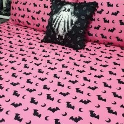 Cheap ⭐ HELLS BLANKETS Bats Sweet Darkness | QUEEN QUILT SET 😀