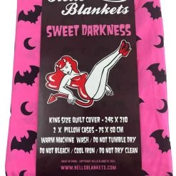 Best Sale 👍 HELLS BLANKETS Bats Sweet Darkness | KING QUILT SET 👍 -DECOR Sales Store Hells Blankets Sweet Darkness Quilt Set 05 bdfacdc8 bdf9 4bba 8054 166b2888bfd3 700x700