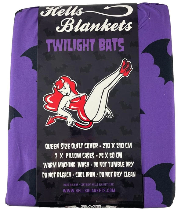Promo π HELLS BLANKETS Twilight Bats | QUEEN QUILT SET π 14 Promo π HELLS BLANKETS Twilight Bats | QUEEN QUILT SET π - Image 12