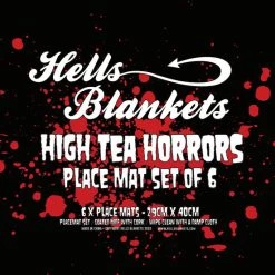 Cheapest 💯 HELLS BLANKETS Gothic Homewares High Tea Horrors | PLACEMAT SET 🔔 -DECOR Sales Store HighTeaHorrorsBox b60dd16f fa20 4abb 8206 67adb5b01c2b 700x700