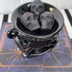 Best Sale 😍 THE BLACKENED TEETH Gothic Homewares Skull [Charcoal Black] | SCENTED WAX MELTS 🥰 -DECOR Sales Store IMG 5880 514066e9 3911 46f9 8461 e7dd5df8605d 700x700