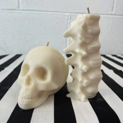 Brand new ❤️ THE BLACKENED TEETH Gothic Homewares Spine [Ivory] | SCENTED CANDLE ⌛ -DECOR Sales Store IMG 5901 66b20a94 f5bc 460b a3bf 8a5d7b2f924b 700x700