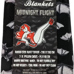 Budget 🔥 HELLS BLANKETS Bats Midnight Flight | QUEEN QUILT SET ✨ 14 Budget 🔥 HELLS BLANKETS Bats Midnight Flight | QUEEN QUILT SET ✨ -DECOR Sales Store QUILTCOVERQUEENSIZE 700x700
