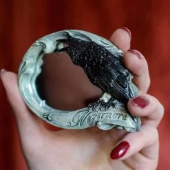 Promo 🎁 ALCHEMY GOTHIC Gothic Homewares Nevermore | COMPACT MIRROR 👍 -DECOR Sales Store alchemy gothic nevermore compact mirror 4 74ed691f ea39 4952 8f81 3294dfb88b5e 700x700