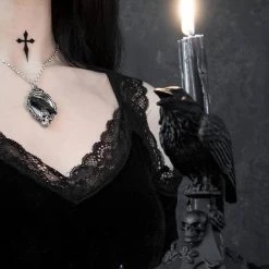 Budget ✨ ALCHEMY GOTHIC Gothic Homewares Poes Raven | CANDLESTICK ⭐ -DECOR Sales Store alchemy gothic poesraven candlestick 6 50592834 8a31 4c69 979f d90181859247 700x700