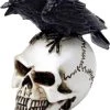 New 🛒 ALCHEMY GOTHIC Gothic Homewares Raven Skull | MINIATURE ✨