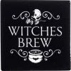 Coupon ⌛ ALCHEMY GOTHIC Gothic Homewares Witches Brew | CERAMIC COASTER 🔔