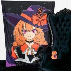 Brand new ❤️ BESERK CRYPT Anime & Manga Academia Witch [Purple] | TAPESTRY BLANKET 💯 -DECOR Sales Store beserk crypt academia witch orange printed tapestry 01 ccabe590 02a9 4326 9af0 83ebb02189ae 700x700