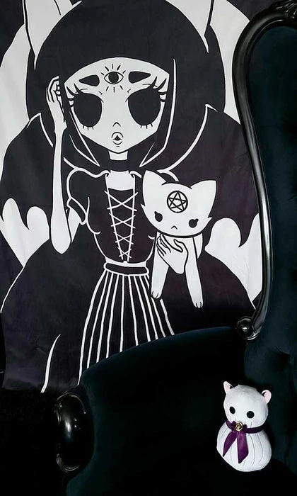 Coupon π BESERK CRYPT Bats Cat Magick | TAPESTRY BLANKET π₯° 6 Coupon π BESERK CRYPT Bats Cat Magick | TAPESTRY BLANKET π₯° - Image 4