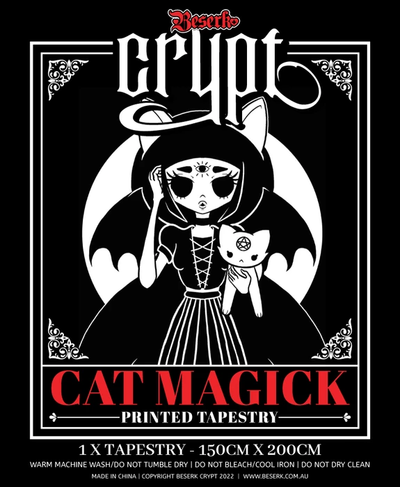 Coupon π BESERK CRYPT Bats Cat Magick | TAPESTRY BLANKET π₯° 4 Coupon π BESERK CRYPT Bats Cat Magick | TAPESTRY BLANKET π₯° - Image 2