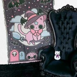 Discount 🌟 BESERK CRYPT Cats Nekomancer [Purple/Blue] | WOVEN TAPESTRY BLANKET 🌟 -DECOR Sales Store beserk crypt nekomancer tapestry 01 3fdf6ed6 4bad 4e48 b553 9c60b0450176 700x700