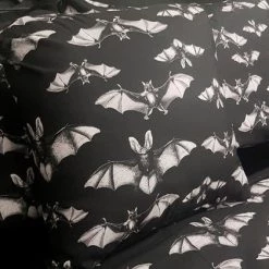 Brand new 👍 HELLS BLANKETS Bats Midnight Flight | CUSHION COVER 🛒