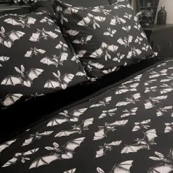 Budget 🔥 HELLS BLANKETS Bats Midnight Flight | QUEEN QUILT SET ✨