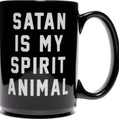 Budget 🤩 BLACKCRAFT Gothic Homewares Satan Is My Spirit | ANIMAL MUG* 🔔