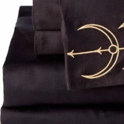 Buy 😀 SIN IN LINEN Gothic Homewares Moon Phase | QUEEN SHEET SET 🔔