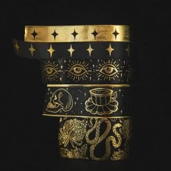 Cheap ❤️ ECTOGASM All Witchy Washi [Black/Gold] | TAPE 🛒 -DECOR Sales Store ectogasm witchy washi black gold tape 3 33327b65 7866 4778 92a1 327691fc9ae4 700x700