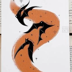 Budget 🥰 GHOSTS OF OCTOBER Bats Carpe Noctem [A5] | PRINT 😍 -DECOR Sales Store ghosts of october carpe noctem a5 print 2 68998c23 fca3 49e1 8af8 5695a280e738 700x700