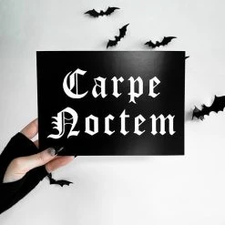 Flash Sale 👍 GHOSTS OF OCTOBER Gothic Homewares Carpe Noctem Gothic [A5] | PRINT ✔️ -DECOR Sales Store ghosts of october carpe noctem gothic 02 7785c463 e8ed 479c a7a4 aff1cedb7491 700x700