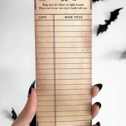 Coupon 🤩 GHOSTS OF OCTOBER 💀 Halloween Haunted [Vintage] | LIBRARY CARD BOOKMARK 😉 -DECOR Sales Store ghosts of october gothic haunted library card bookmark 3 ae230b08 c6f5 4292 a075 4ff2d68495ca 700x700