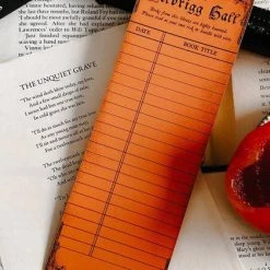 Brand new 🔔 GHOSTS OF OCTOBER 💀 Halloween Haunted [Pumpkin] | LIBRARY CARD BOOKMARK 🤩 -DECOR Sales Store ghosts of october pumpkin haunted library card bookmark 1 6043ba27 751c 4930 b713 bbc92fe96d13 700x700