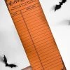 Brand new 🔔 GHOSTS OF OCTOBER 💀 Halloween Haunted [Pumpkin] | LIBRARY CARD BOOKMARK 🤩 -DECOR Sales Store ghosts of october pumpkin haunted library card bookmark 2 b70018b6 18f5 4429 a4d4 88df1d22ef8c 700x700