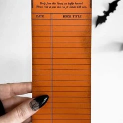 Brand new 🔔 GHOSTS OF OCTOBER 💀 Halloween Haunted [Pumpkin] | LIBRARY CARD BOOKMARK 🤩 -DECOR Sales Store ghosts of october pumpkin haunted library card bookmark 3 3d3b211e 9214 4c80 987b 628150446575 700x700