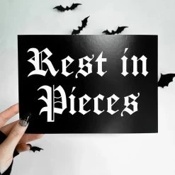 New 🤩 GHOSTS OF OCTOBER Gothic Homewares Rest In Pieces [A5] | PRINT 💯 -DECOR Sales Store ghosts of october rest in pieces a5 print 2 dbc9432c 68e6 4bd1 aec6 c31b885569fd 700x700