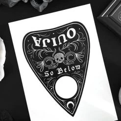Top 10 ⭐ GHOSTS OF OCTOBER Gothic Homewares So Below Gothic Planchette [A5] | PRINT 🔥