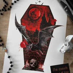 Coupon 😍 GHOSTS OF OCTOBER Bats The Bat [A4] | PRINT ⌛ -DECOR Sales Store ghosts of october the bat a5 print 3 4 4689f834 7d3a 49b2 a1e1 ef2908d1b025 700x700